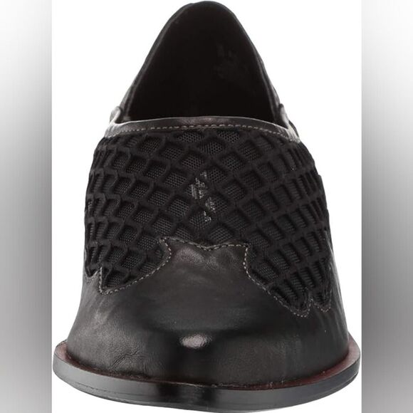 NWT Kelsi Dagger Genuine Leather Black Mesh Slip-On Loafer Size 6.5 Us Euro37 - Picture 11 of 14
